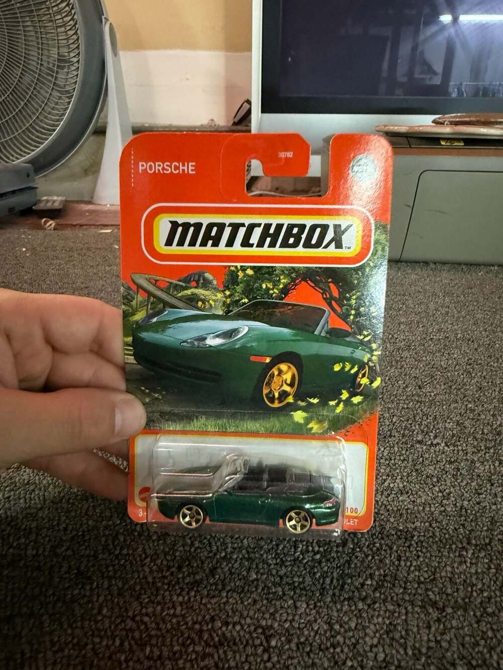 Matchbox Porsche 911 Carrera Cabriolet Green 27/100 Diecast Car